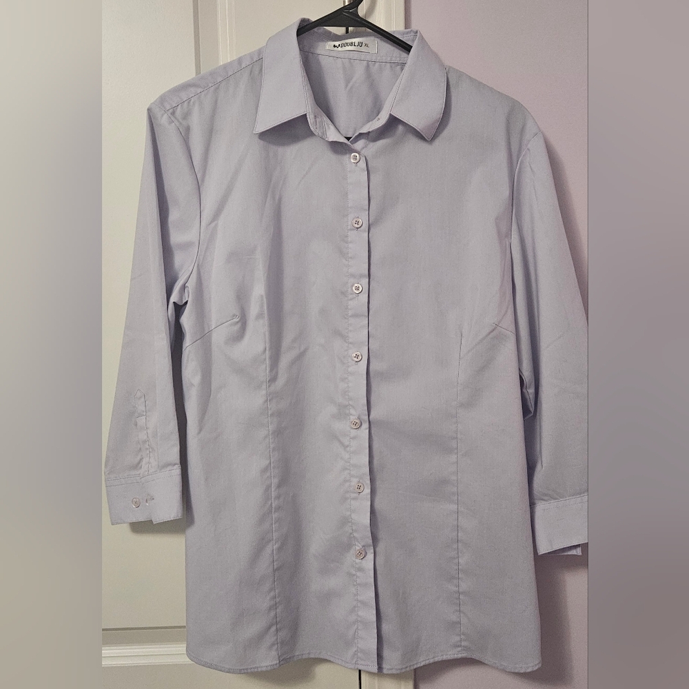 Womens Size XL Doublju Button-down Shirt
